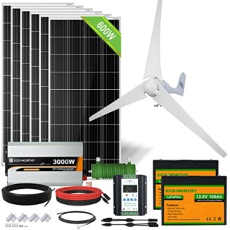 ECO-WORTHY 1000W 4KWH Solar Wind Power Kit Review: Efficient Off-Grid Energy Solution