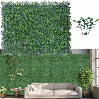 ODTORY Artificial Boxwood Hedge Wall Panels Review: Affordable Greenery Decor for Indoor & Outdoor Spaces